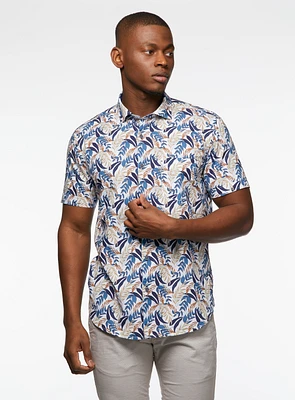 Fern Print Poplin Shirt