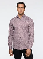 Swirl Print Sateen Shirt