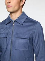 Manteau en faux suède