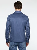 Manteau en faux suède