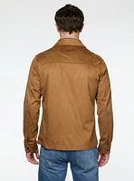 Manteau en faux suède