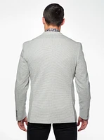 Veston en tricot gris