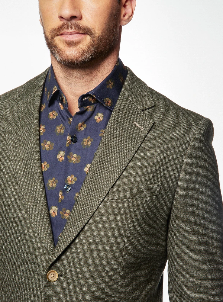 Green Knit Sport Jacket