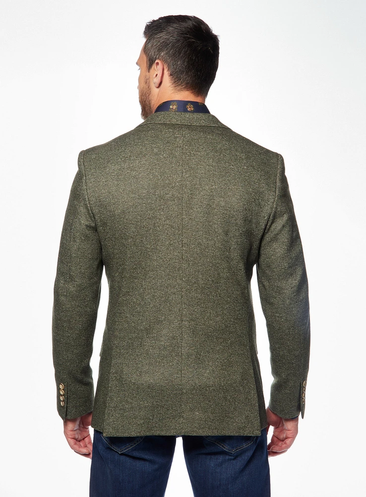 Green Knit Sport Jacket