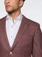 Veston en jersey framboise