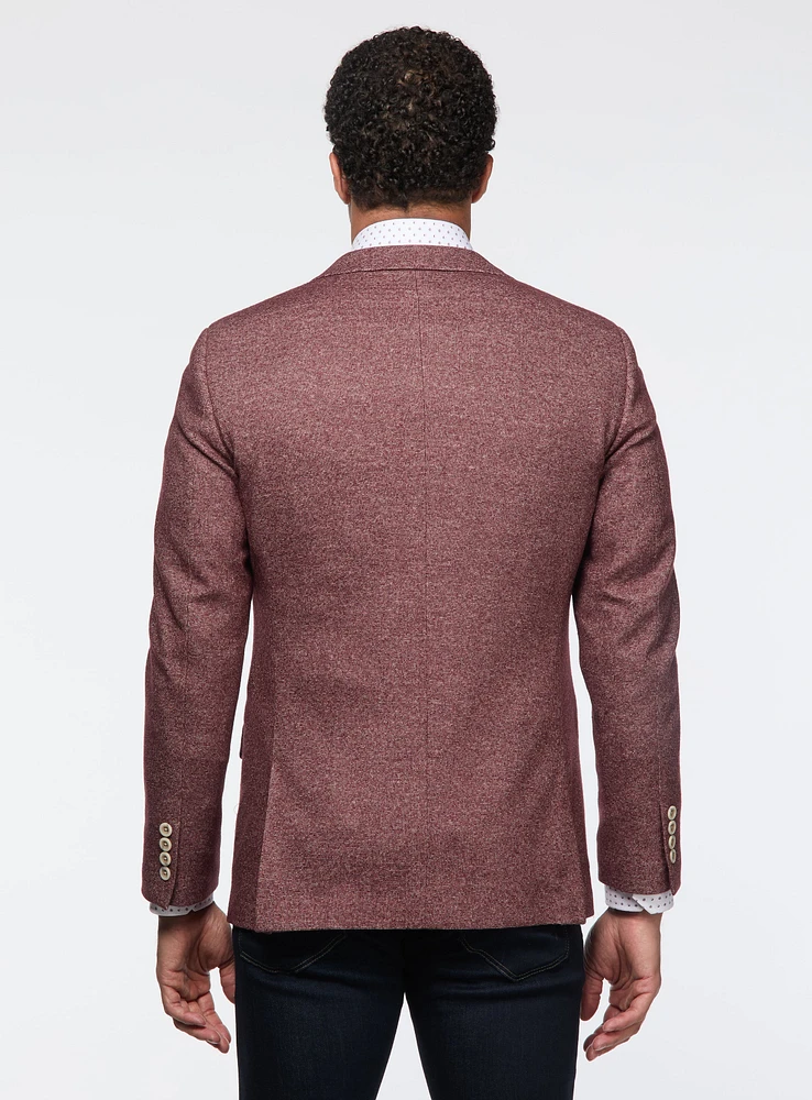 Raspberry Jersey Sport Jacket
