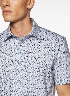 Cups Print Short Sleeve Shirt