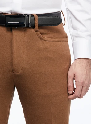 Pantalon habillé en sergé extensible