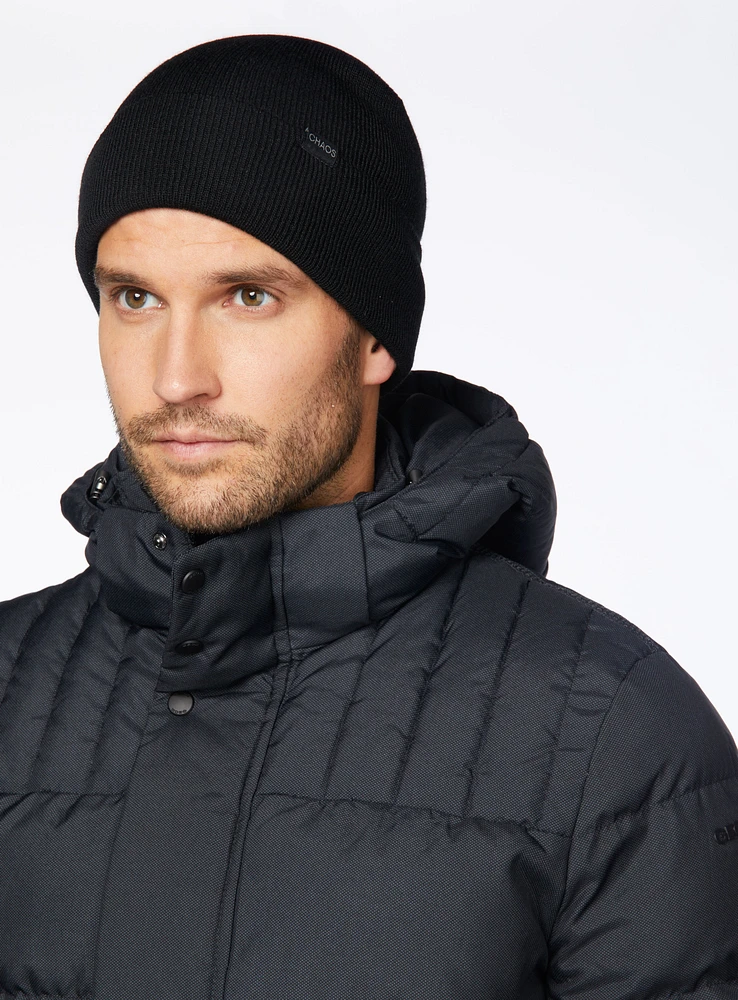Solid Ribbed Tuque
