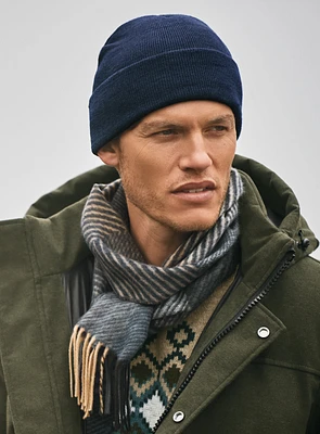 Solid Ribbed Tuque