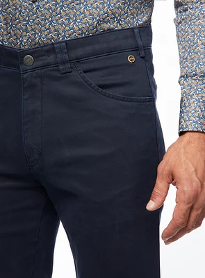 Textured Cotton Chino