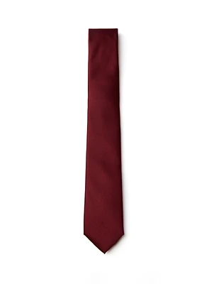 Burgundy Solid Tie