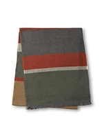 Foulard à bandes de couleurs