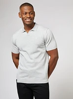 Polo en tricot uni