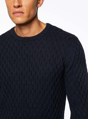 Textured Knit Sweater