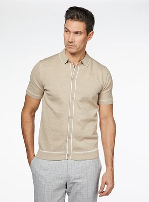 Solid Short Sleeve Knit Shirt