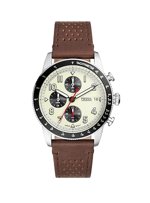 Montre brune 'Sport Tourer' chronographe