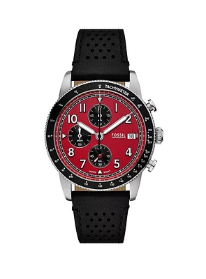 Montre rouge 'Sport Tourer' chronographe
