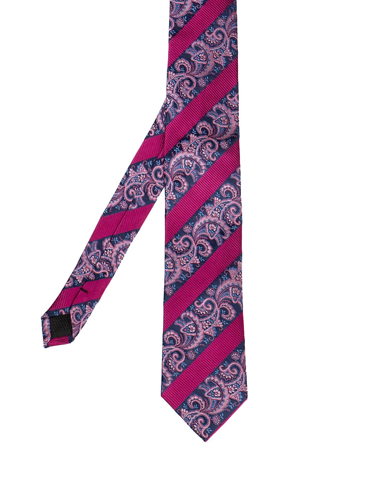 Striped Pink Tie