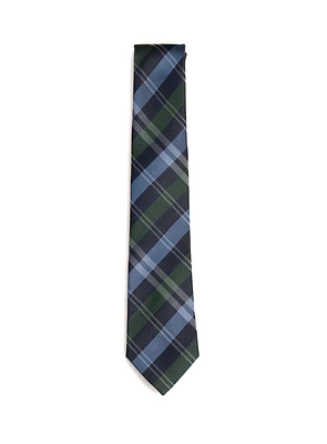 Green Check Tie