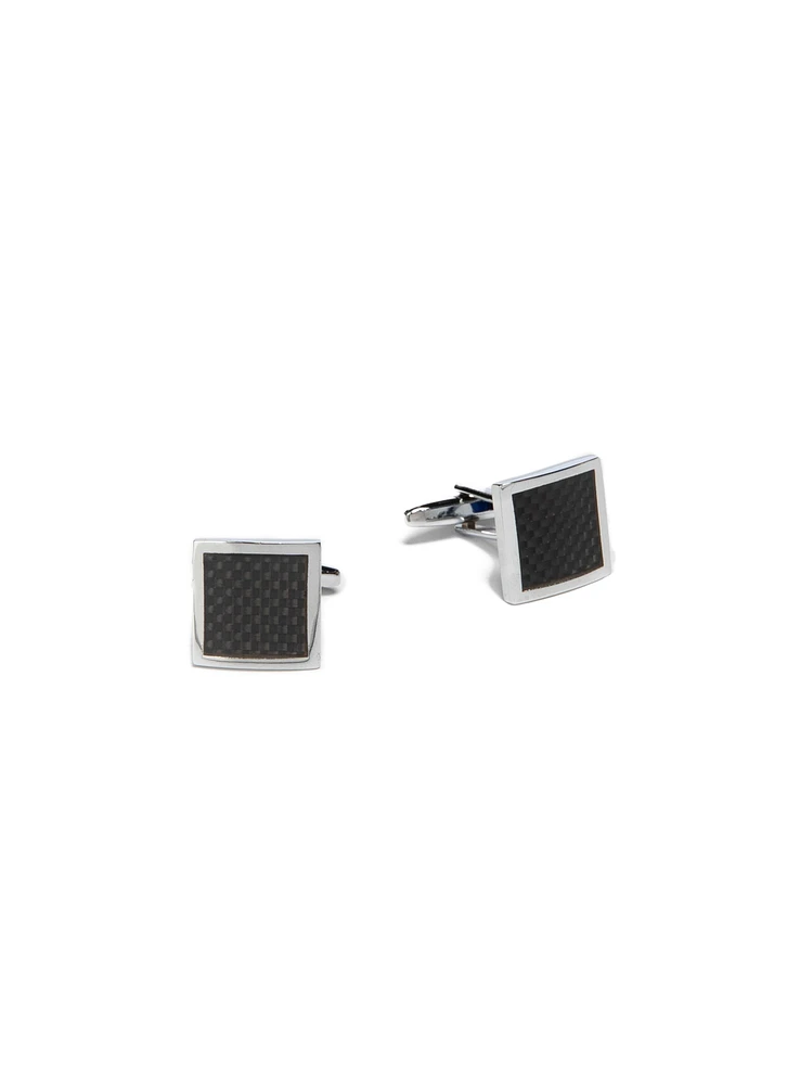 Black Squares Cufflinks