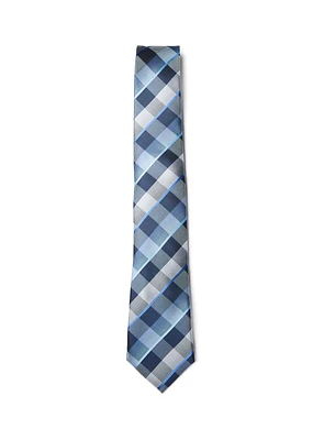 Blue Plaid Tie