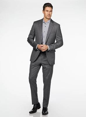 Charcoal Tonal Check Suit