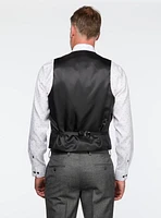 Veste en laine brossée charbon