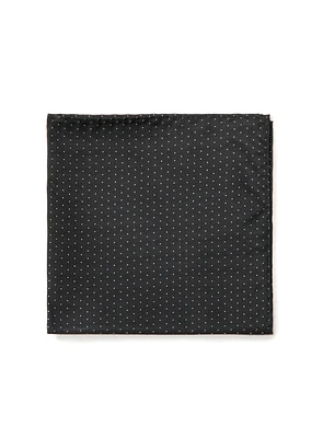 Black Dots Pocket Square