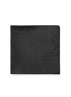 Black Dots Pocket Square