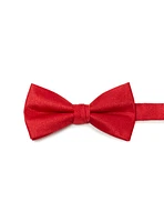 Textured Red Bow Tie