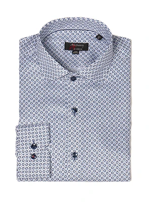 Delta Print Non-Iron Shirt