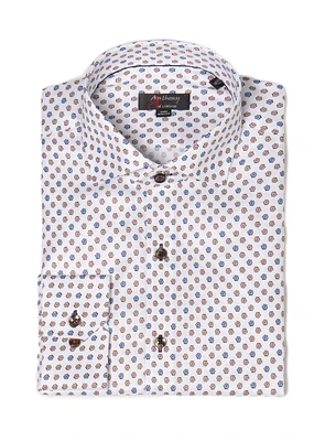 Daisy Print Non-Iron Shirt