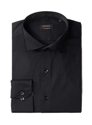 Easy-Care Solid Dress Shirt