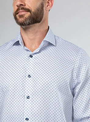 Swirl Print Non-Iron Dress Shirt