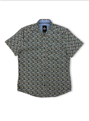 Circles Print White Shirt