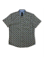 Circles Print White Shirt