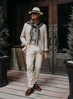 Chino 'Peter Slim' en sergé doux
