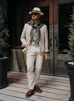 Chino 'Peter Slim' en sergé doux