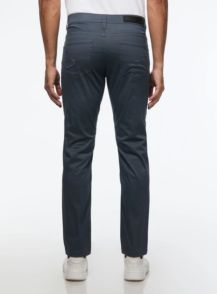 Micro Textured 'Peter Slim' Chino