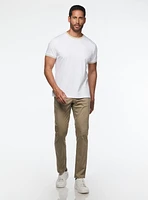 Chino 'Peter Slim' à micro texturé