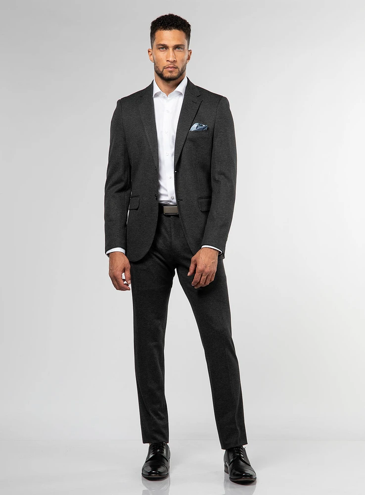 Charcoal Neat Stretch Suit