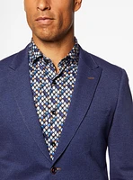 Royal Blue Knit Sport Jacket