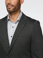 Complet gris en tricot extensible