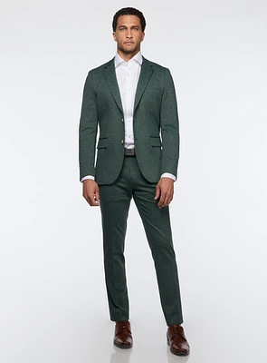 Complet vert en tricot extensible