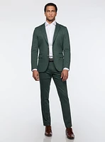 Complet vert en tricot extensible