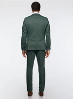 Complet vert en tricot extensible