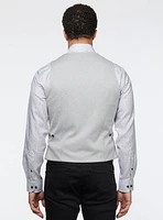 Veste en sergé gris