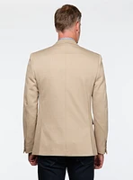 Veston beige à micro texturé