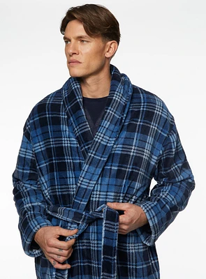 Checked Blue Robe